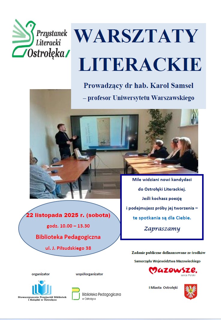 WARSZTATY LITERACKIE