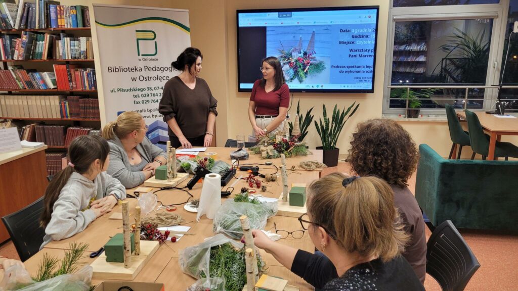 REALCJA Z WARSZTATÓW „ZRÓB SOBIE STROIK NA ŚWIĘTA”