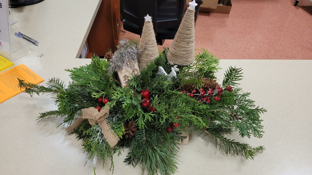 REALCJA Z WARSZTATÓW „ZRÓB SOBIE STROIK NA ŚWIĘTA”