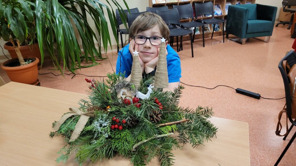 REALCJA Z WARSZTATÓW „ZRÓB SOBIE STROIK NA ŚWIĘTA”