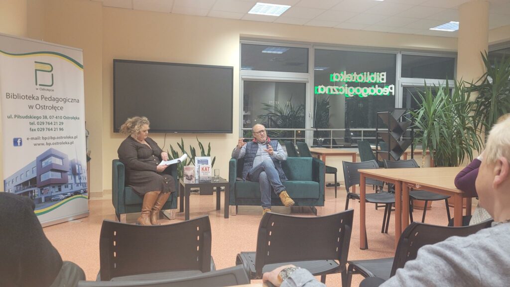 SPOTKANIE LITERACKIE Z BŁAŻEJEM TORAŃSKIM