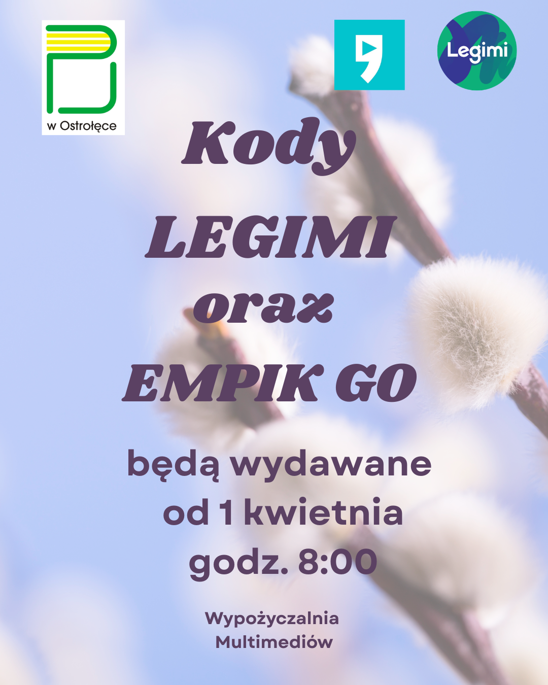 Kwietniowe kody do LEGIMI i Empik Go