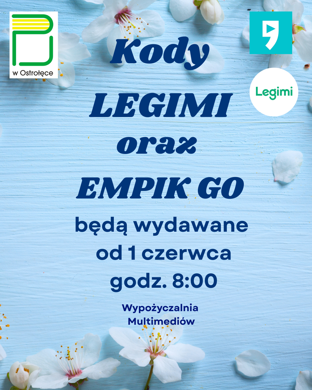 CZERWCOWE KODY DO LEGIMI I EMPIK GO