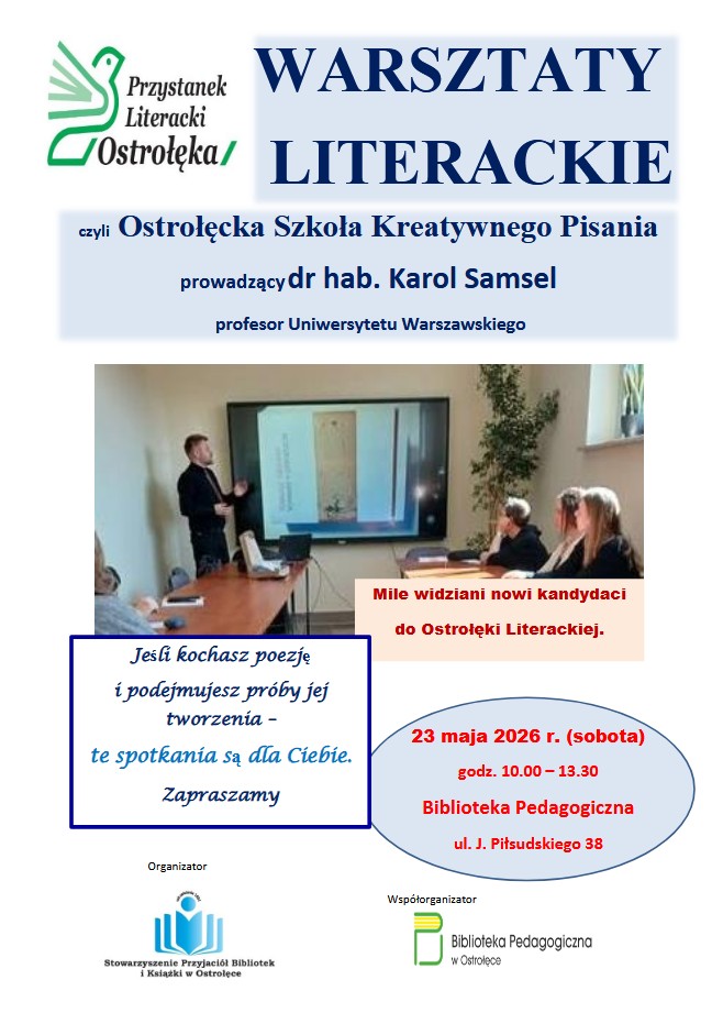 WARSZTATY LITERACKIE