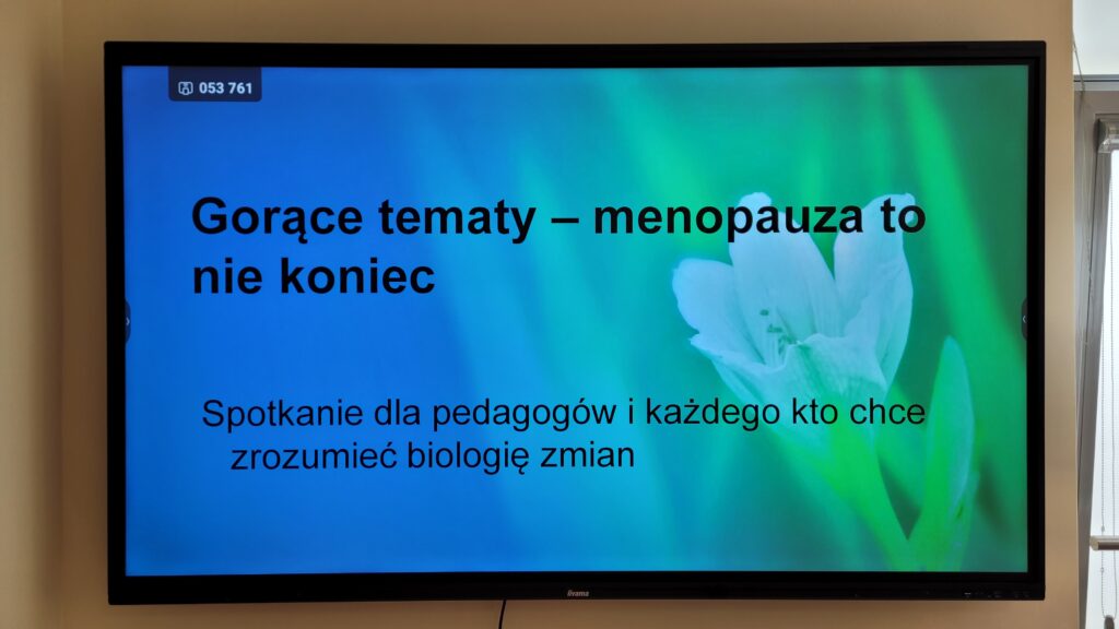 Menopauza-spotkanie edukacyjne