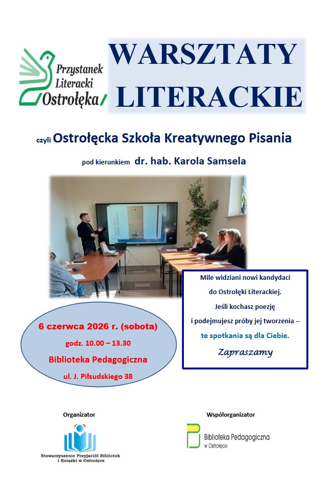 ZAPRASZAMY NA WARSZTATY