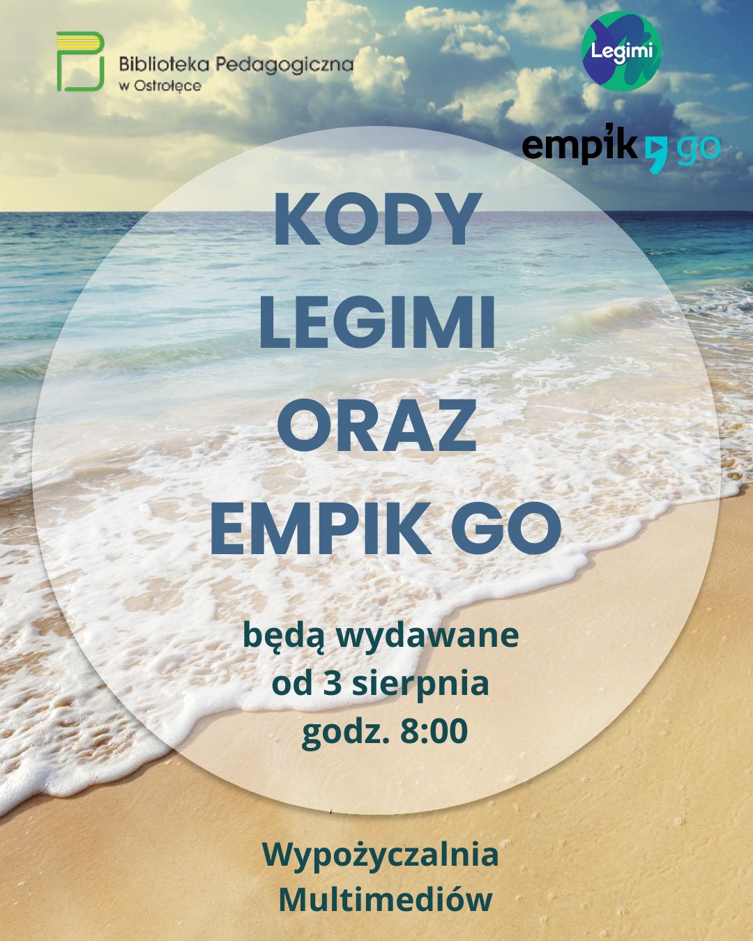 SIERPNIOWE KODY DO LEGIMI i EMPIK GO